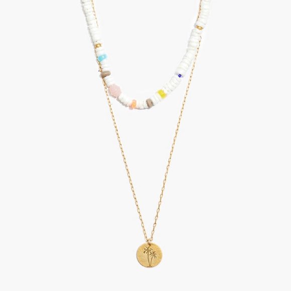 Madewell NWT Beachfind Necklace Set - Picture 2 of 7
